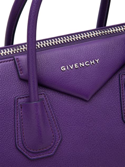 givenchy antigona medium purple|Givenchy antigona small price.